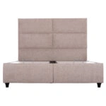 ΚΡΕΒΑΤΙ MILO ΜΕ ΑΠΟΘ.ΧΩΡΟ HM738.22 ΜΠΕΖ ΜΠΟΥΚΛΕ ΥΦΑΣΜΑ ΓΙΑ ΣΤΡΩΜΑ 140x200εκ