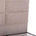 ΚΡΕΒΑΤΙ MILO ΜΕ ΑΠΟΘ.ΧΩΡΟ HM738.22 ΜΠΕΖ ΜΠΟΥΚΛΕ ΥΦΑΣΜΑ ΓΙΑ ΣΤΡΩΜΑ 140x200εκ