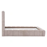 ΚΡΕΒΑΤΙ REMO ΜΕ ΑΠΟΘΗΚΕΥΤΙΚΟ ΧΩΡΟ HM719.10 ΥΦΑΣΜΑ ΜΠΟΥΚΛΕ ΜΠΕΖ-ΓΙΑ ΣΤΡΩΜΑ 160x200εκ