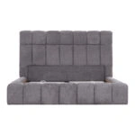 ΚΡΕΒΑΤΙ RAMON ΜΕ ΑΠΟΘΗΚΕΥΤΙΚΟ ΧΩΡΟ HM720.22 ΥΦΑΣΜΑ ΜΠΟΥΚΛΕ ΓΚΡΙ-ΣΤΡΩΜΑ 160x200εκ