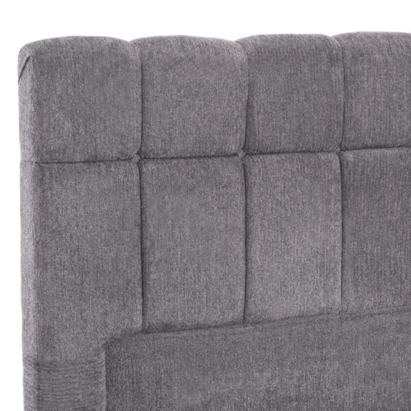 ΚΡΕΒΑΤΙ RAMON ΜΕ ΑΠΟΘΗΚΕΥΤΙΚΟ ΧΩΡΟ HM720.22 ΥΦΑΣΜΑ ΜΠΟΥΚΛΕ ΓΚΡΙ-ΣΤΡΩΜΑ 160x200εκ