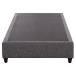 ΚΡΕΒΑΤΙ-ΥΠΟΣΤΡΩΜΑ SIGGY HM722.10 ΧΩΡΙΣ ΑΠΟΘ.ΧΩΡΟ--ΓΚΡΙ ΥΦΑΣΜΑ--ΓΙΑ 90Χ200εκ.