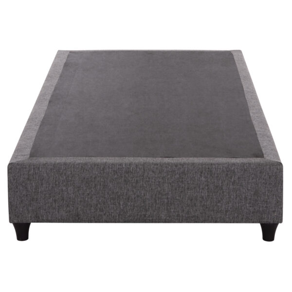 ΚΡΕΒΑΤΙ-ΥΠΟΣΤΡΩΜΑ SIGGY HM722.10 ΧΩΡΙΣ ΑΠΟΘ.ΧΩΡΟ--ΓΚΡΙ ΥΦΑΣΜΑ--ΓΙΑ 90Χ200εκ.