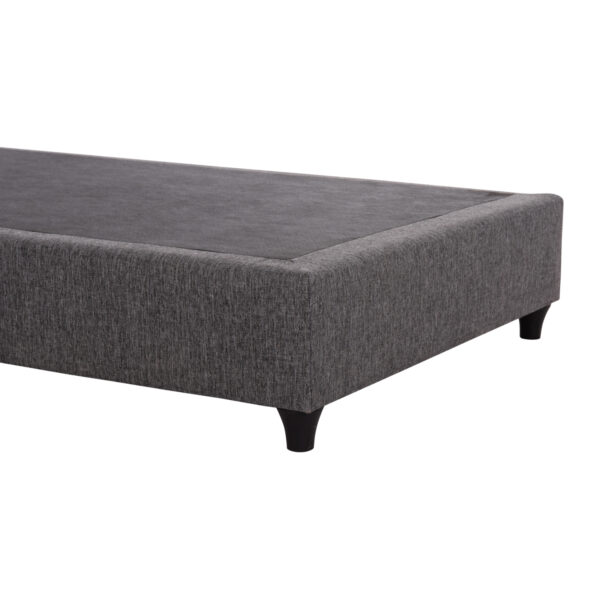 ΚΡΕΒΑΤΙ-ΥΠΟΣΤΡΩΜΑ SIGGY HM722.10 ΧΩΡΙΣ ΑΠΟΘ.ΧΩΡΟ--ΓΚΡΙ ΥΦΑΣΜΑ--ΓΙΑ 90Χ200εκ.