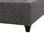 ΚΡΕΒΑΤΙ-ΥΠΟΣΤΡΩΜΑ SIGGY HM722.10 ΧΩΡΙΣ ΑΠΟΘ.ΧΩΡΟ--ΓΚΡΙ ΥΦΑΣΜΑ--ΓΙΑ 90Χ200εκ.