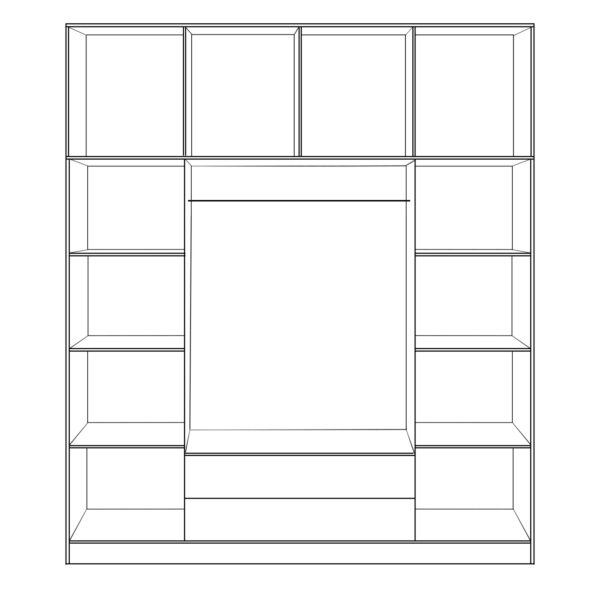 ΝΤΟΥΛΑΠΑ 4ΦΥΛΛΗ ΜΕ ΠΑΤΑΡΙ ΚΑΙ 2 ΣΥΡΤΑΡΙΑ 200Χ240Χ55.5εκ SONAMA HM11224.02