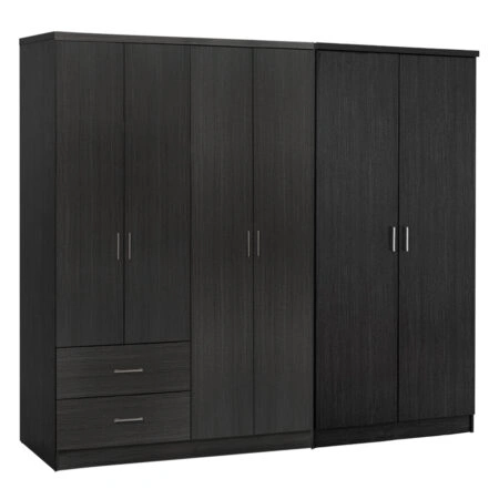 ΝΤΟΥΛΑΠΑ 6ΦΥΛΛΗ BLAKELY ΜΕΛΑΜΙΝΗ ΧΡΩΜΑ ZEBRANO 201x43x181Υεκ