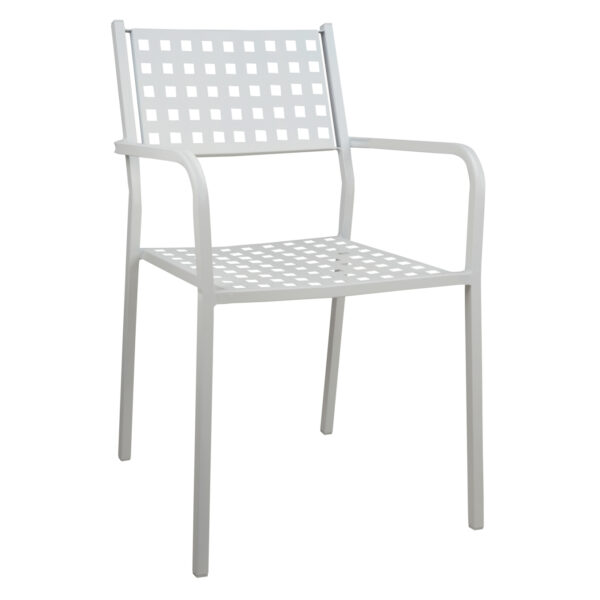 ΠΟΛΥΘΡΟΝΑ ΜΕΤΑΛΛΙΚΗ HM5031.02 ZETA ΣΕ ΛΕΥΚΟ ΧΡΩΜΑ 54x51x84 cm