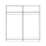 ΣΕΤ 2 ΤΜΧ ΝΤΟΥΛΑΠΑ 4ΦΥΛΛΗ ZEBRANO 160X42X181 HM11350.01