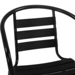 ΣΕΤ ΤΡΑΠΕΖΑΡΙΑΣ 5ΤΜΧ ADAM HM21220 ΚΑΡΕΚΛΕΣ ΜΕΤΑΛΛΙΚΕΣ & ΤΡΑΠΕΖΙ 110x60 ΜΑΥΡΟ