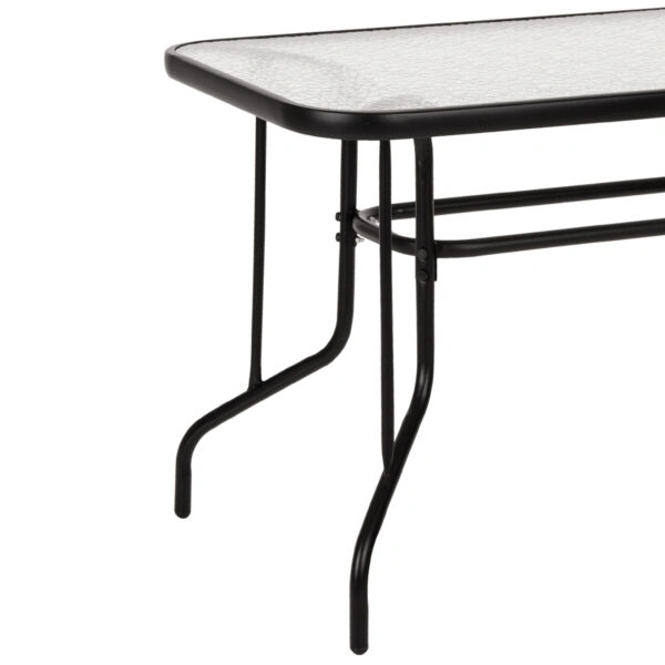 ΣΕΤ ΤΡΑΠΕΖΑΡΙΑΣ 5ΤΜΧ ADAM HM21220 ΚΑΡΕΚΛΕΣ ΜΕΤΑΛΛΙΚΕΣ & ΤΡΑΠΕΖΙ 110x60 ΜΑΥΡΟ