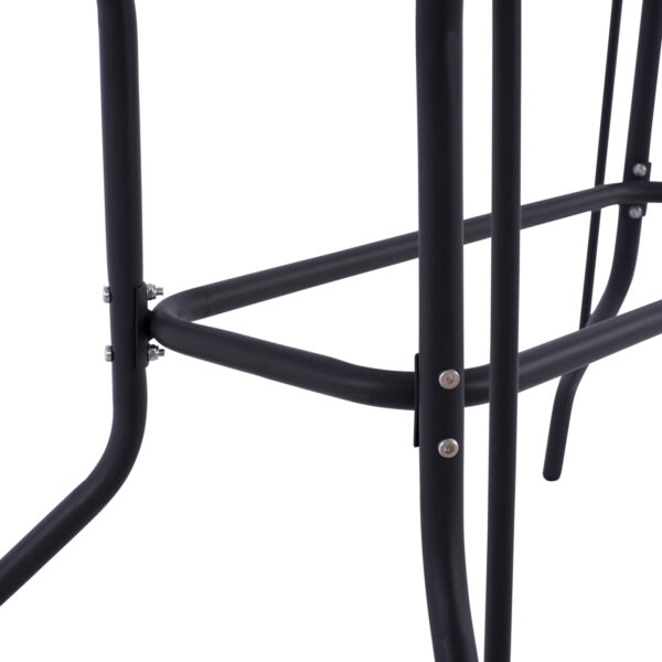 ΣΕΤ ΤΡΑΠΕΖΑΡΙΑΣ 5ΤΜΧ SWIFTER HM21222.01 ΚΑΡΕΚΛΕΣ ΜΕΤΑΛ.& ΤΡΑΠΕΖΙ 110x60 ΓΚΡΙ-ΦΥΣΙΚΟ