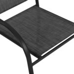 ΣΕΤ ΤΡΑΠΕΖΑΡΙΑΣ 5ΤΜΧ REDAN HM21223.01 ΤΡΑΠΕΖΙ & 4 ΠΟΛΥΘΡΟΝΕΣ ΣΕ ΜΑΥΡΟ