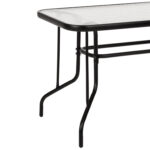 ΣΕΤ ΤΡΑΠΕΖΑΡΙΑΣ 5ΤΜΧ REDAN HM21223.01 ΤΡΑΠΕΖΙ & 4 ΠΟΛΥΘΡΟΝΕΣ ΣΕ ΜΑΥΡΟ