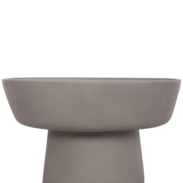 ΤΡΑΠΕΖΙ ΣΑΛΟΝΙΟΥ PIRSON HM18155.03 FIBER CEMENT ΣΕ ΓΚΡΙ--Φ60x36Υεκ.