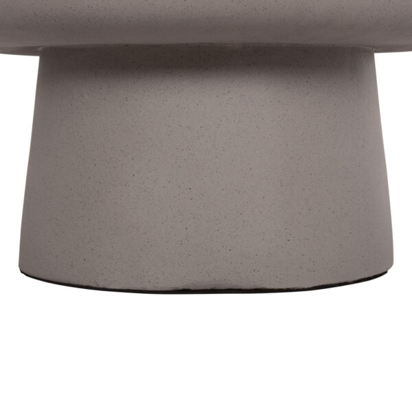 ΤΡΑΠΕΖΙ ΣΑΛΟΝΙΟΥ PIRSON HM18155.03 FIBER CEMENT ΣΕ ΓΚΡΙ--Φ60x36Υεκ.