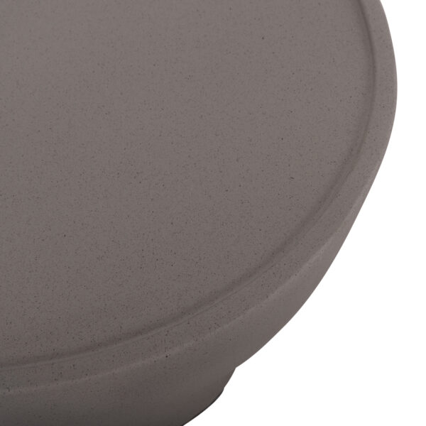 ΤΡΑΠΕΖΙ ΣΑΛΟΝΙΟΥ PIRSON HM18155.03 FIBER CEMENT ΣΕ ΓΚΡΙ--Φ60x36Υεκ.