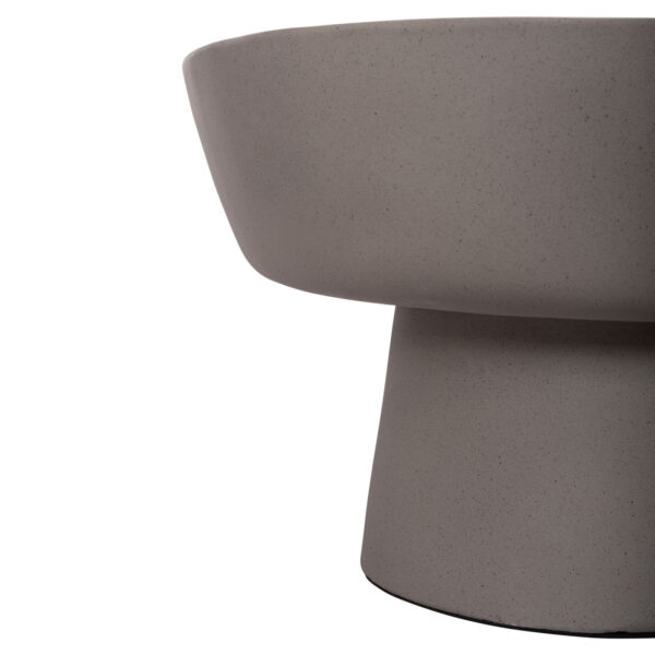 ΤΡΑΠΕΖΙ ΣΑΛΟΝΙΟΥ PIRSON HM18155.03 FIBER CEMENT ΣΕ ΓΚΡΙ--Φ60x36Υεκ.