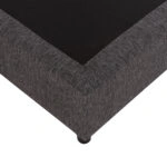 ΥΠΟΣΤΡΩΜΑ/ΚΡΕΒΑΤΙ KING-SIZE SIGGY HM21218 ΓΚΡΙ ΥΦΑΣΜΑ--ΓΙΑ 180x200εκ.