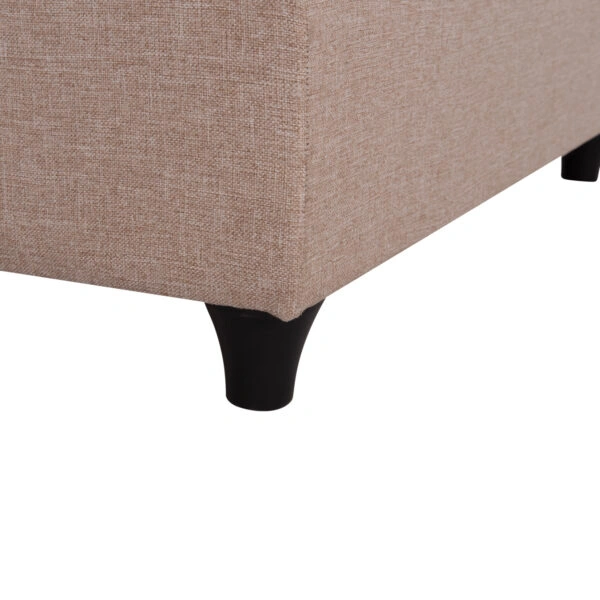 ΥΠΟΣΤΡΩΜΑ/ΚΡΕΒΑΤΙ KING-SIZE SIGGY HM21218.01 ΜΠΕΖ ΥΦΑΣΜΑ--ΓΙΑ 180x200εκ.