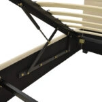 Κρεβάτι Molito  βελούδο σε εκρού απόχρωση με αποθηκευτικό χώρο120x200εκ