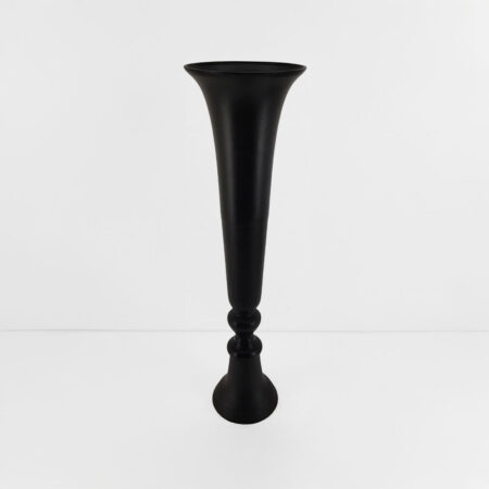 FLORES ΒΑΖΟ 20x20x71cm ΑΛΟΥΜΙΝΙΟ ΜΑΥΡΟ