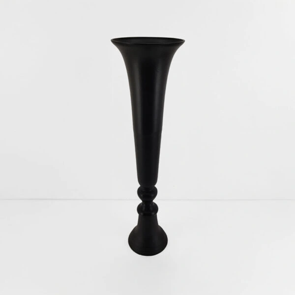 FLORES ΒΑΖΟ 20x20x71 ΑΛΟΥΜΙΝΙΟ ΜΑΥΡΟ