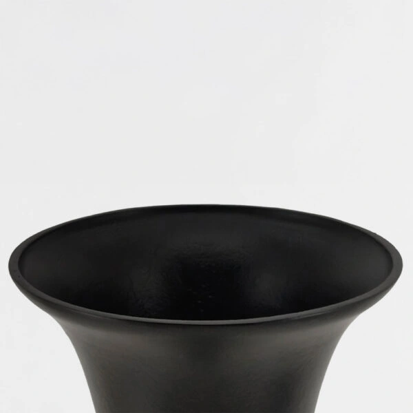 FLORES ΒΑΖΟ 20x20x71 ΑΛΟΥΜΙΝΙΟ ΜΑΥΡΟ