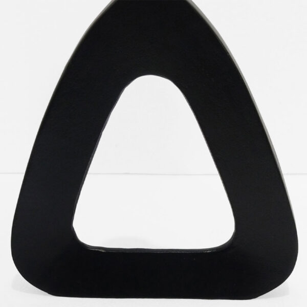 ABSTRACT TRIANGLE ΒΑΖΟ 33x5x38 ΑΛΟΥΜΙΝΙΟ ΜΑΥΡΟ