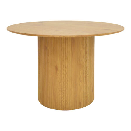 Τραπέζι Karulo  mdf σε sonoma απόχρωση Φ120x76εκ