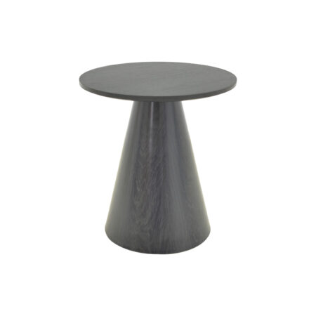 Βοηθητικό τραπέζι Donda mdf-μέταλλο μαύρο Φ45x46εκ