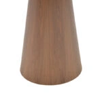 Βοηθητικό τραπέζι Donda mdf-μέταλλο καρυδί Φ45x46εκ