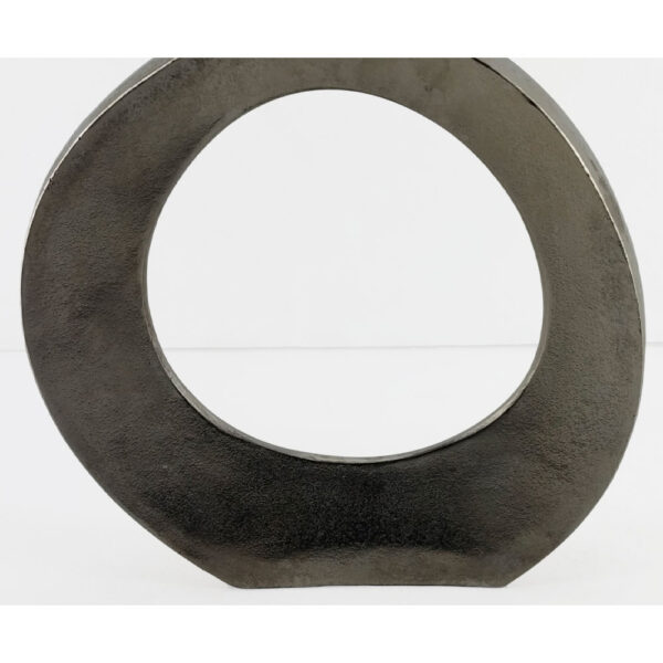 ABSTRACT CIRCLE ΒΑΖΟ 37x5x45 ΑΛΟΥΜΙΝΙΟ SILVER NICKEL