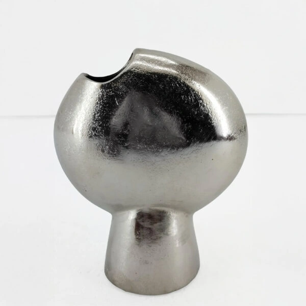 DOTO ΒΑΖΟ 16x8x18 ΑΛΟΥΜΙΝΙΟ SILVER NICKEL