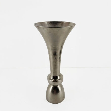 LUXOR ΒΑΖΟ 23x23x50cm ΑΛΟΥΜΙΝΙΟ SILVER NICKEL