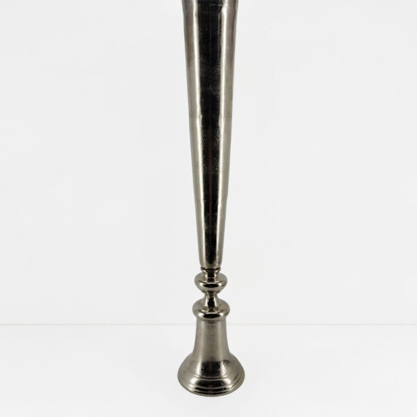 FLORES ΒΑΖΟ 26x26x115 ΑΛΟΥΜΙΝΙΟ SILVER NICKEL