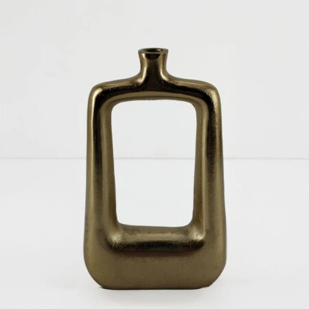 NAZAR ΒΑΖΟ 19x6x32cm ΑΛΟΥΜΙΝΙΟ ΧΡΥΣΟ