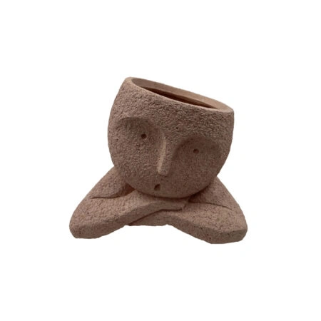 POLYFACE ΒΑΖΟ 18x13x15 POLYRESIN TERRACOTTA