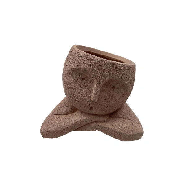 POLYFACE ΒΑΖΟ 18x13x15 POLYRESIN TERRACOTTA