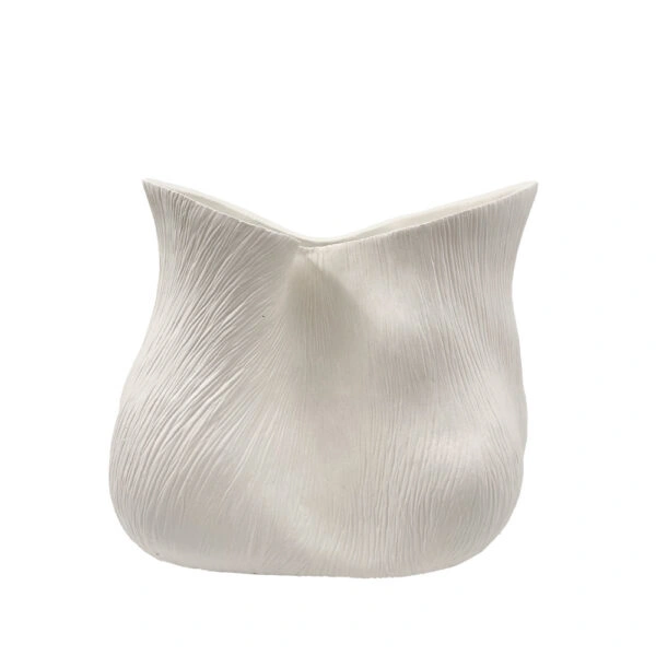 FLORESTA ΒΑΖΟ 32x22x27.5 POLYRESIN ΑΣΠΡΟ