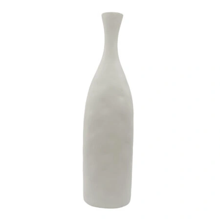 FRASCO ΒΑΖΟ 12.5x8x45 POLYRESIN ΑΣΠΡΟ