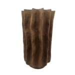 FOLDA ΒΑΖΟ 22x22x38 POLYRESIN ΚΑΦΕ ΣΚΟΥΡΟ