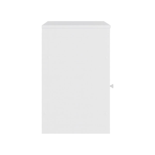 Κομοδίνο Foly με ένα ντουλάπι σε λευκή απόχρωση 40x40x50εκ