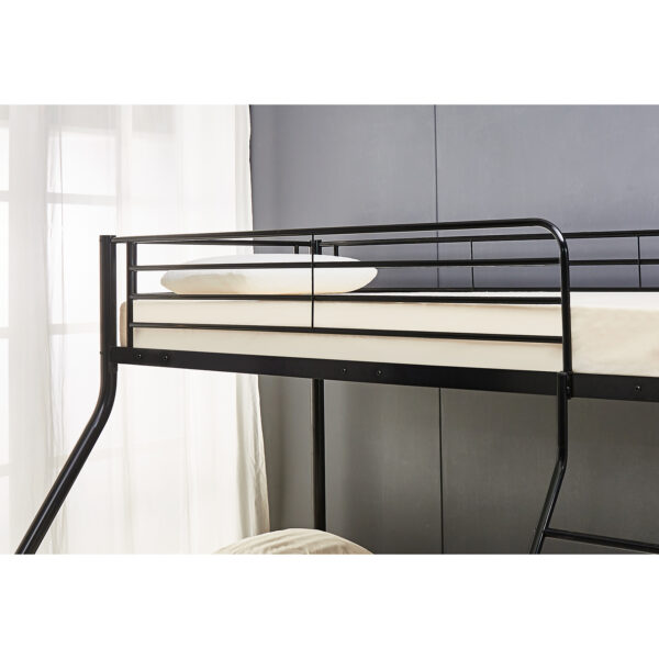 Κουκέτα ArteLibre OSAGE Μαύρο Για Στρώμα 90/140x190