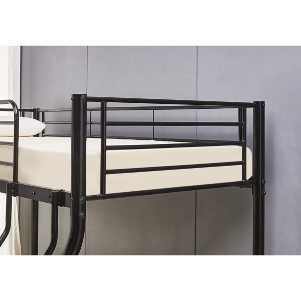 Κουκέτα ArteLibre OSAGE Μαύρο Για Στρώμα 90/140x190