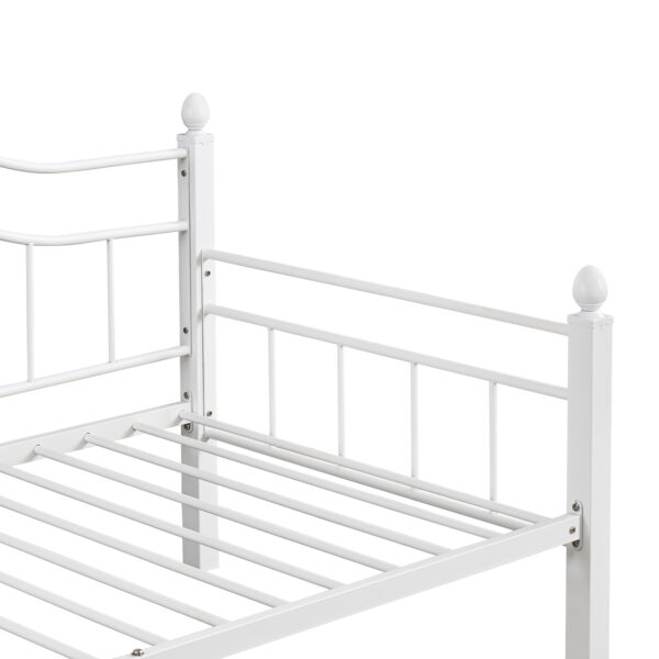 Καναπές Κρεβάτι ArteLibre PECOS Λευκό Μέταλλο Για Στρώμα 90x190cm