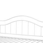 Καναπές Κρεβάτι ArteLibre PECOS Λευκό Μέταλλο Για Στρώμα 90x190cm