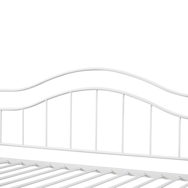 Καναπές Κρεβάτι ArteLibre PECOS Λευκό Μέταλλο Για Στρώμα 90x190cm