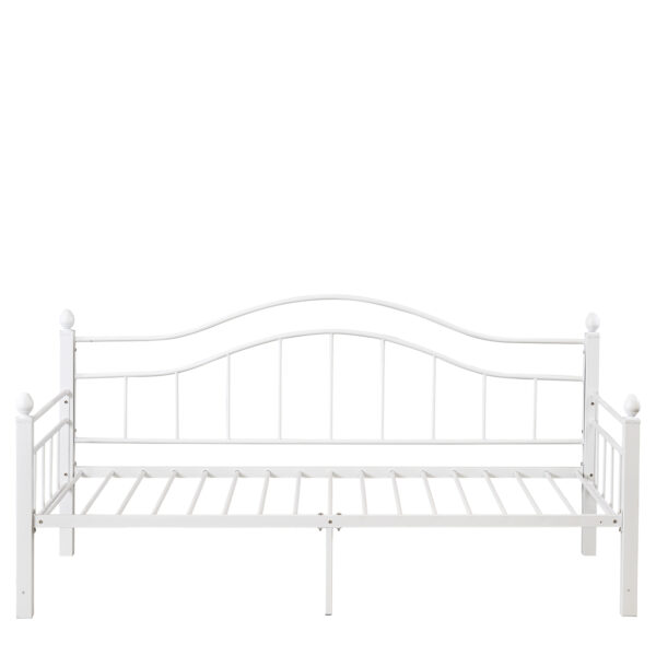 Καναπές Κρεβάτι ArteLibre PECOS Λευκό Μέταλλο Για Στρώμα 90x190cm