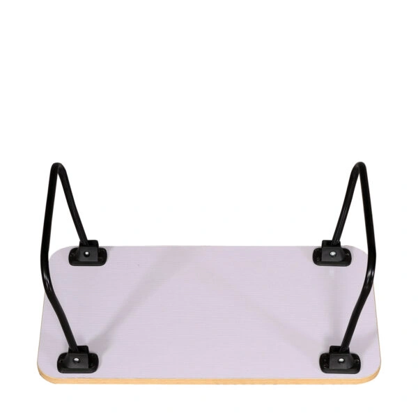 Βοηθητικό Τραπεζάκι ArteLibre BALLARD Πτυσσόμενο Δρυς/Μαύρο Μοριοσανίδα/Μέταλλο 53x30x22cm